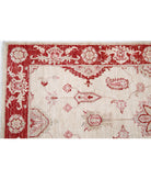 Ziegler 2'7'' X 6'8'' Hand-Knotted Wool Rug 2'7'' x 6'8'' (78 X 200) / Ivory / Red