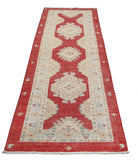 Ziegler 2'8'' X 7'11'' Hand-Knotted Wool Rug 2'8'' x 7'11'' (80 X 238) / Red / Red