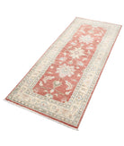 Ziegler 2'7'' X 6'5'' Hand-Knotted Wool Rug 2'7'' x 6'5'' (78 X 193) / Red / Ivory