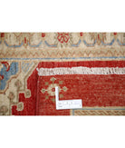 Ziegler 2'9'' X 7'1'' Hand-Knotted Wool Rug 2'9'' x 7'1'' (83 X 213) / Red / Red