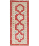 Ziegler 2'9'' X 7'1'' Hand-Knotted Wool Rug 2'9'' x 7'1'' (83 X 213) / Red / Red