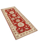 Ziegler 2'9'' X 6'6'' Hand-Knotted Wool Rug 2'9'' x 6'6'' (83 X 195) / Red / Ivory