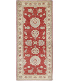 Ziegler 2'9'' X 6'6'' Hand-Knotted Wool Rug 2'9'' x 6'6'' (83 X 195) / Red / Ivory