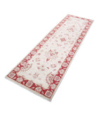 Ziegler 2'7'' X 8'2'' Hand-Knotted Wool Rug 2'7'' x 8'2'' (78 X 245) / Ivory / Red