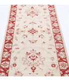 Ziegler 2'7'' X 8'2'' Hand-Knotted Wool Rug 2'7'' x 8'2'' (78 X 245) / Ivory / Red