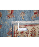 Ziegler 2'6'' X 9'10'' Hand-Knotted Wool Rug 2'6'' x 9'10'' (75 X 295) / Blue / Ivory