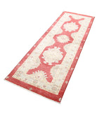 Ziegler 2'7'' X 7'7'' Hand-Knotted Wool Rug 2'7'' x 7'7'' (78 X 228) / Red / Red