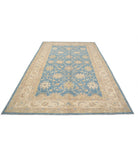 Ziegler 6'8'' X 9'8'' Hand-Knotted Wool Rug 6'8'' x 9'8'' (200 X 290) / Blue / Ivory