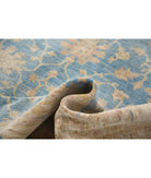 Ziegler 6'8'' X 9'8'' Hand-Knotted Wool Rug 6'8'' x 9'8'' (200 X 290) / Blue / Ivory