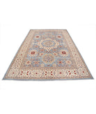 Ziegler 7'1'' X 10'2'' Hand-Knotted Wool Rug 7'1'' x 10'2'' (213 X 305) / Blue / Ivory