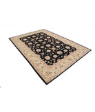 Ziegler 6'10'' X 9'6'' Hand-Knotted Wool Rug 6'10'' x 9'6'' (205 X 285) / Black / Ivory