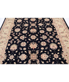 Ziegler 6'10'' X 9'6'' Hand-Knotted Wool Rug 6'10'' x 9'6'' (205 X 285) / Black / Ivory