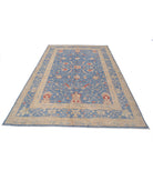 Ziegler 6'3'' X 9'6'' Hand-Knotted Wool Rug 6'3'' x 9'6'' (188 X 285) / Blue / Blue