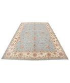 Ziegler 6'9'' X 9'8'' Hand-Knotted Wool Rug 6'9'' x 9'8'' (203 X 290) / Blue / Ivory