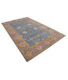 Ziegler 6'6'' X 10'2'' Hand-Knotted Wool Rug 6'6'' x 10'2'' (195 X 305) / Blue / Purple