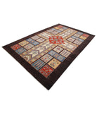 Ziegler 6'6'' X 9'10'' Hand-Knotted Wool Rug 6'6'' x 9'10'' (195 X 295) / Multi / Black