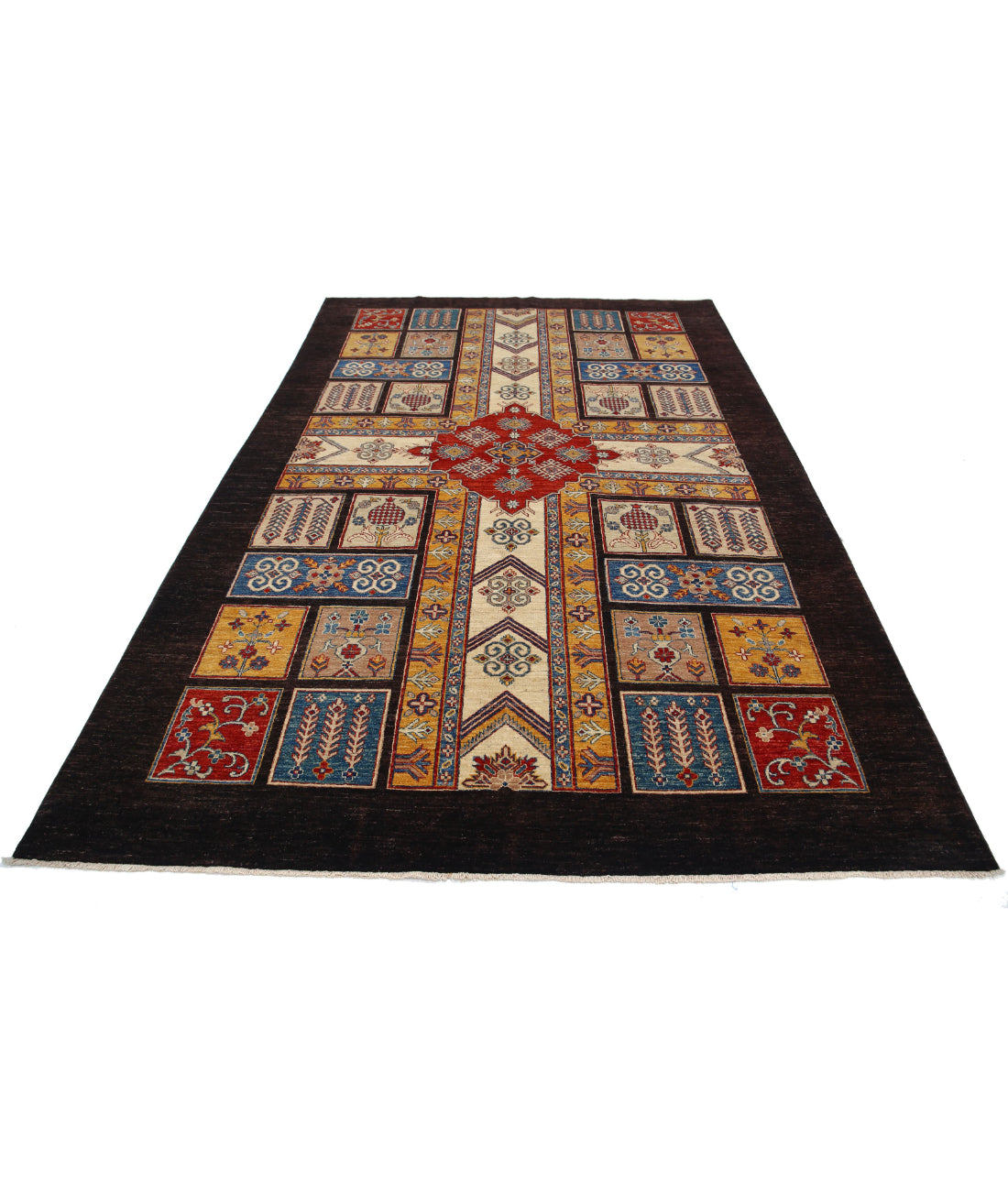 Ziegler 6'6'' X 9'10'' Hand-Knotted Wool Rug 6'6'' x 9'10'' (195 X 295) / Multi / Black