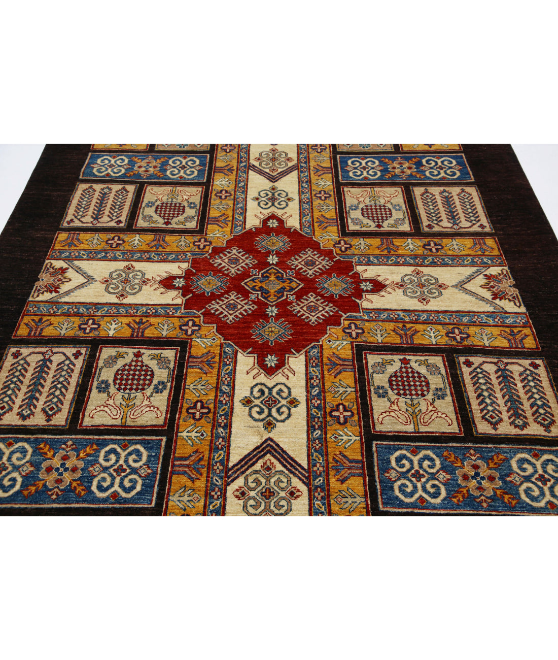 Ziegler 6'6'' X 9'10'' Hand-Knotted Wool Rug 6'6'' x 9'10'' (195 X 295) / Multi / Black