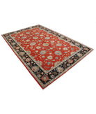 Ziegler 6'5'' X 9'5'' Hand-Knotted Wool Rug 6'5'' x 9'5'' (193 X 283) / Red / Black