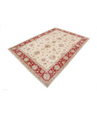 Ziegler 6'6'' X 9'5'' Hand-Knotted Wool Rug 6'6'' x 9'5'' (195 X 283) / Ivory / Red