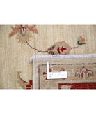 Ziegler 6'6'' X 9'5'' Hand-Knotted Wool Rug 6'6'' x 9'5'' (195 X 283) / Ivory / Red