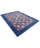 Ziegler 6'10'' X 9'3'' Hand-Knotted Wool Rug 6'10'' x 9'3'' (205 X 278) / Blue / Blue