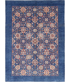 Ziegler 6'10'' X 9'3'' Hand-Knotted Wool Rug 6'10'' x 9'3'' (205 X 278) / Blue / Blue