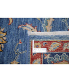 Ziegler 6'6'' X 9'8'' Hand-Knotted Wool Rug 6'6'' x 9'8'' (195 X 290) / Blue / Blue