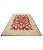 Ziegler 6'8'' X 9'7'' Hand-Knotted Wool Rug 6'8'' x 9'7'' (200 X 288) / Red / Ivory