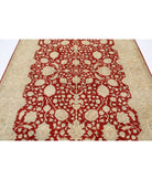 Ziegler 6'8'' X 9'7'' Hand-Knotted Wool Rug 6'8'' x 9'7'' (200 X 288) / Red / Ivory