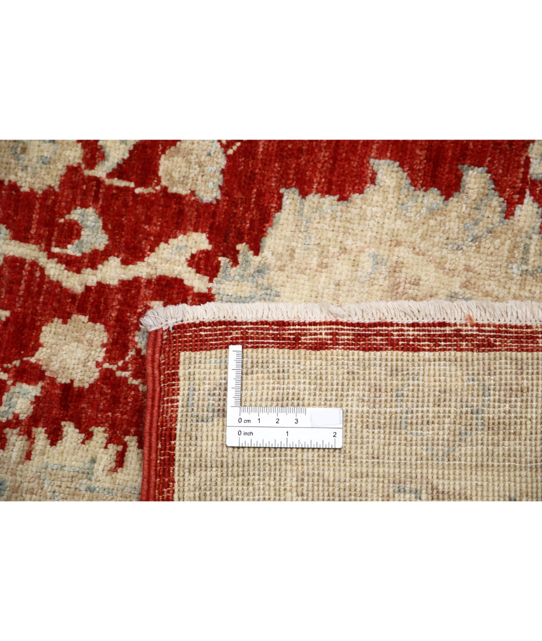 Ziegler 6'8'' X 9'7'' Hand-Knotted Wool Rug 6'8'' x 9'7'' (200 X 288) / Red / Ivory