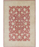 Ziegler 6'8'' X 9'7'' Hand-Knotted Wool Rug 6'8'' x 9'7'' (200 X 288) / Red / Ivory