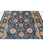 Ziegler 6'3'' X 8'4'' Hand-Knotted Wool Rug 6'3'' x 8'4'' (188 X 250) / Blue / Blue