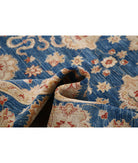 Ziegler 6'3'' X 8'4'' Hand-Knotted Wool Rug 6'3'' x 8'4'' (188 X 250) / Blue / Blue