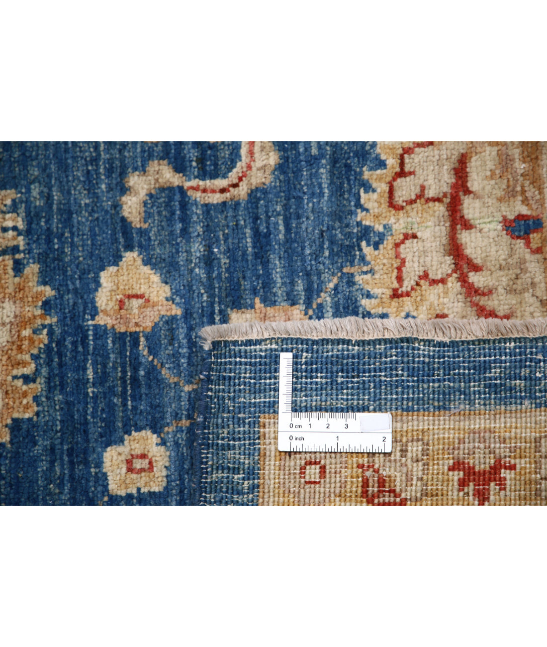 Ziegler 6'3'' X 8'4'' Hand-Knotted Wool Rug 6'3'' x 8'4'' (188 X 250) / Blue / Blue