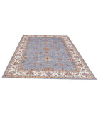 Ziegler 6'7'' X 9'8'' Hand-Knotted Wool Rug 6'7'' x 9'8'' (198 X 290) / Grey / Ivory