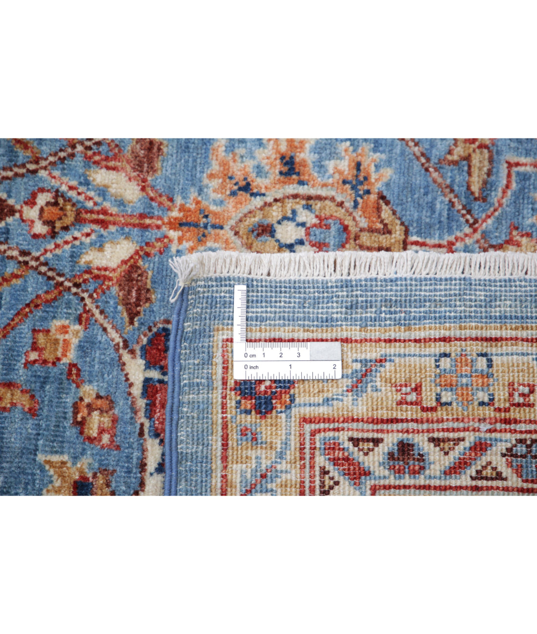 Ziegler 6'4'' X 9'10'' Hand-Knotted Wool Rug 6'4'' x 9'10'' (190 X 295) / Blue / Red