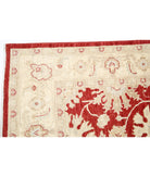 Ziegler 5'5'' X 8'6'' Hand-Knotted Wool Rug 5'5'' x 8'6'' (163 X 255) / Red / Ivory