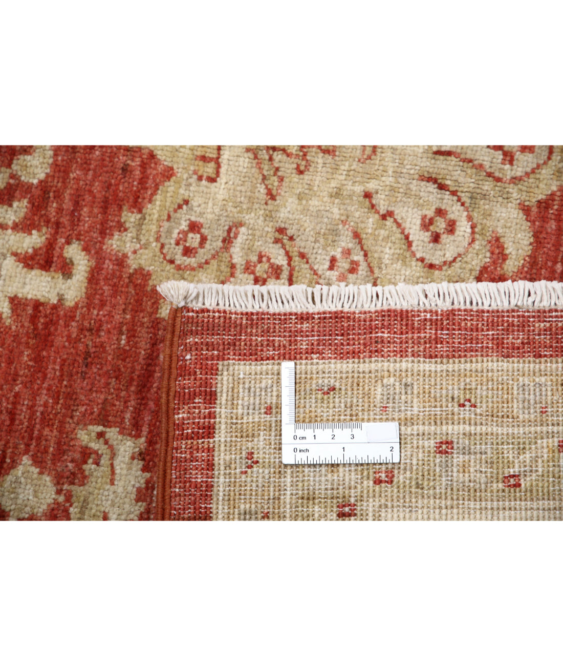 Ziegler 5'7'' X 7'5'' Hand-Knotted Wool Rug 5'7'' x 7'5'' (168 X 223) / Red / Ivory