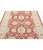 Ziegler 5'8'' X 7'10'' Hand-Knotted Wool Rug 5'8'' x 7'10'' (170 X 235) / Red / Ivory