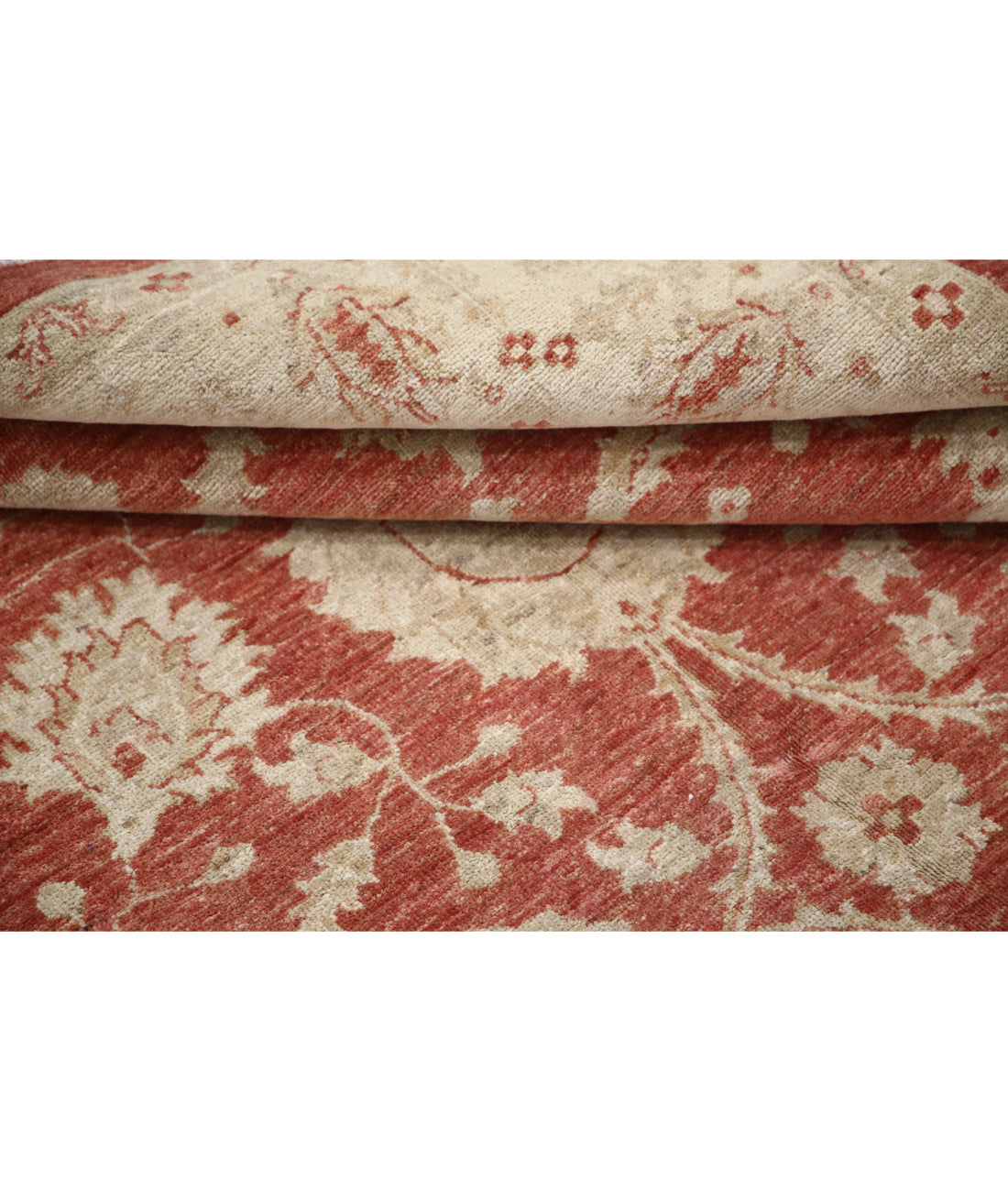 Ziegler 5'8'' X 7'10'' Hand-Knotted Wool Rug 5'8'' x 7'10'' (170 X 235) / Red / Ivory