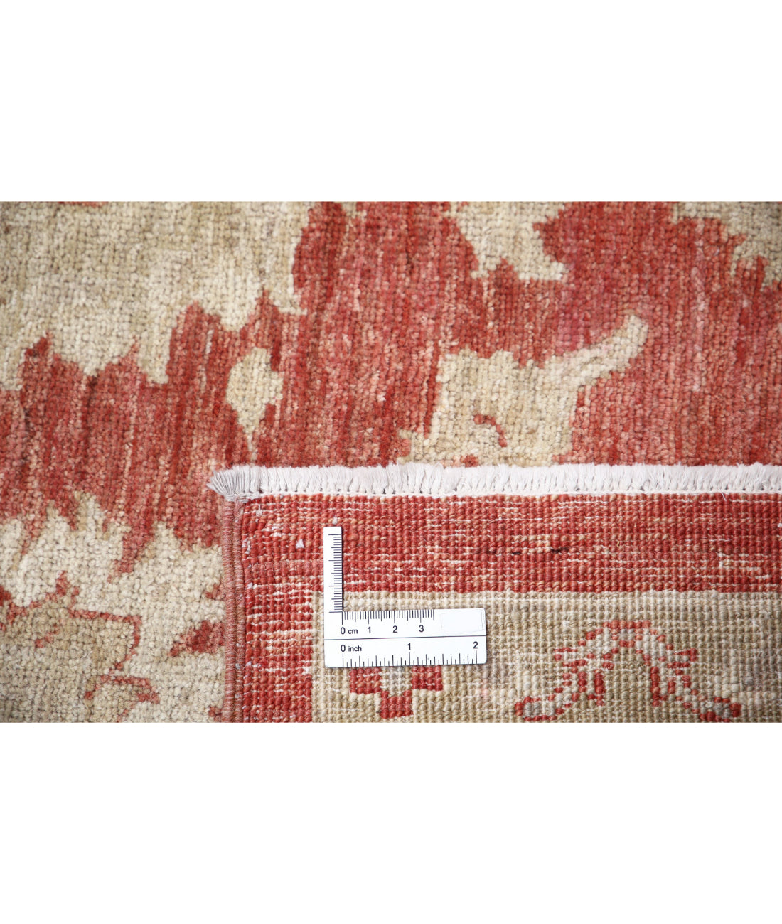 Ziegler 5'8'' X 7'10'' Hand-Knotted Wool Rug 5'8'' x 7'10'' (170 X 235) / Red / Ivory