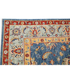 Ziegler 5'7'' X 8'2'' Hand-Knotted Wool Rug 5'7'' x 8'2'' (168 X 245) / Blue / Grey