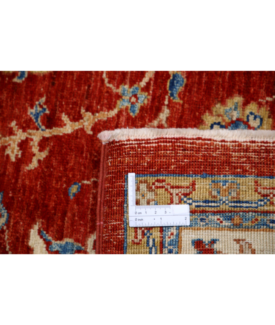Ziegler 5'7'' X 8'0'' Hand-Knotted Wool Rug 5'7'' x 8'0'' (168 X 240) / Red / Ivory