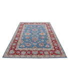 Ziegler 5'4'' X 7'9'' Hand-Knotted Wool Rug 5'4'' x 7'9'' (160 X 233) / Blue / Red