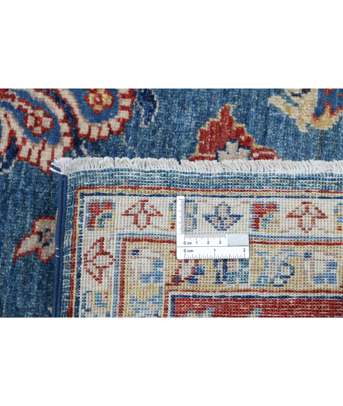 Ziegler 5'4'' X 7'9'' Hand-Knotted Wool Rug 5'4'' x 7'9'' (160 X 233) / Blue / Red