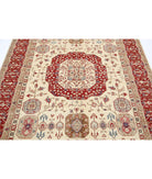 Ziegler 5'7'' X 8'0'' Hand-Knotted Wool Rug 5'7'' x 8'0'' (168 X 240) / Ivory / Red