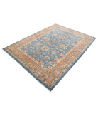 Ziegler 5'8'' X 7'8'' Hand-Knotted Wool Rug 5'8'' x 7'8'' (170 X 230) / Blue / Brown