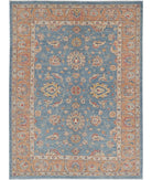 Ziegler 5'8'' X 7'8'' Hand-Knotted Wool Rug 5'8'' x 7'8'' (170 X 230) / Blue / Brown