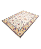 Ziegler 5'8'' X 7'10'' Hand-Knotted Wool Rug 5'8'' x 7'10'' (170 X 235) / Ivory / Gold